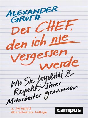 cover image of Der Chef, den ich nie vergessen werde